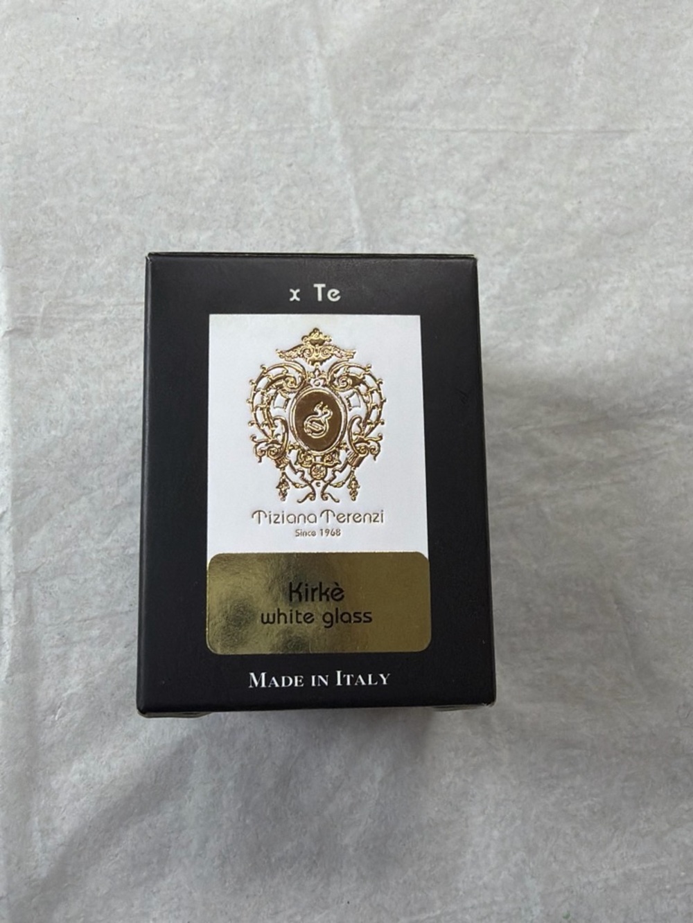 Kirke White Glass Scented Candle